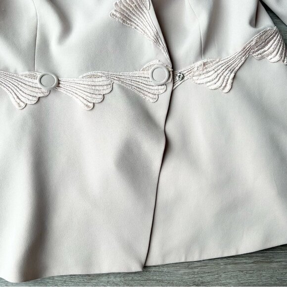 Vintage Blue Bird B.B. Couture Pink Peplum Hem  Blazer - Picture 7 of 16